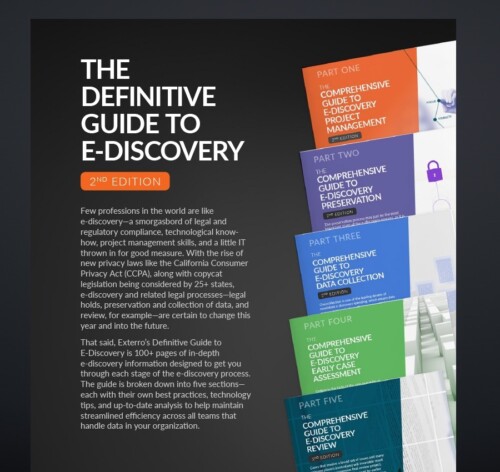 The Definitive Guide to E-Discovery