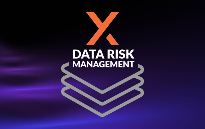 Data Risk Management words next to the Exterro logo